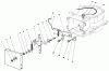 Toro 30113 - Mid-Size Proline Gear Traction Unit, 8 hp, 1987 (7000001-7999999) Ersatzteile GOVERNOR ASSEMBLY