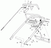 Toro 30113 - Mid-Size Proline Gear Traction Unit, 8 hp, 1987 (7000001-7999999) Ersatzteile HANDLE ASSEMBLY
