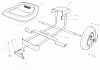 Toro 30113 - Mid-Size Proline Gear Traction Unit, 8 hp, 1987 (7000001-7999999) Ersatzteile SULKY KIT MODEL NO. 30122 (OPTIONAL)