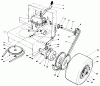 Toro 30113 - Mid-Size Proline Gear Traction Unit, 8 hp, 1988 (8000001-8999999) Ersatzteile AXLE ASSEMBLY