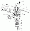 Toro 30113 - Mid-Size Proline Gear Traction Unit, 8 hp, 1988 (8000001-8999999) Ersatzteile CARBURETOR ASSEMBLY