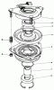 Toro 30113 - Mid-Size Proline Gear Traction Unit, 8 hp, 1988 (8000001-8999999) Ersatzteile CLUTCH ASSEMBLY NO. 54-3200
