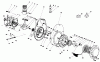 Toro 30113 - Mid-Size Proline Gear Traction Unit, 8 hp, 1988 (8000001-8999999) Ersatzteile CRANKCASE & FLYWHEEL ASSEMBLY