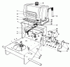 Toro 30113 - Mid-Size Proline Gear Traction Unit, 8 hp, 1988 (8000001-8999999) Ersatzteile FRAME ASSEMBLY