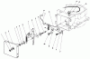 Toro 30113 - Mid-Size Proline Gear Traction Unit, 8 hp, 1988 (8000001-8999999) Ersatzteile GOVERNOR ASSEMBLY