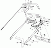 Toro 30113 - Mid-Size Proline Gear Traction Unit, 8 hp, 1988 (8000001-8999999) Ersatzteile HANDLE ASSEMBLY