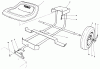 Toro 30113 - Mid-Size Proline Gear Traction Unit, 8 hp, 1988 (8000001-8999999) Ersatzteile SULKY KIT MODEL NO. 30122 (OPTIONAL)
