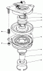 Toro 30114 - Mid-Size Proline Gear Traction Unit, 14 hp, 1991 (1000001-1999999) Ersatzteile CLUTCH ASSEMBLY NO. 54-3200