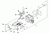 Toro 30114 - Mid-Size Proline Gear Traction Unit, 14 hp, 1991 (1000001-1999999) Ersatzteile CYLINDER HEAD/VALVE/BREATHER-ENGINE KOHLER MODEL NO. CV14 T-1412