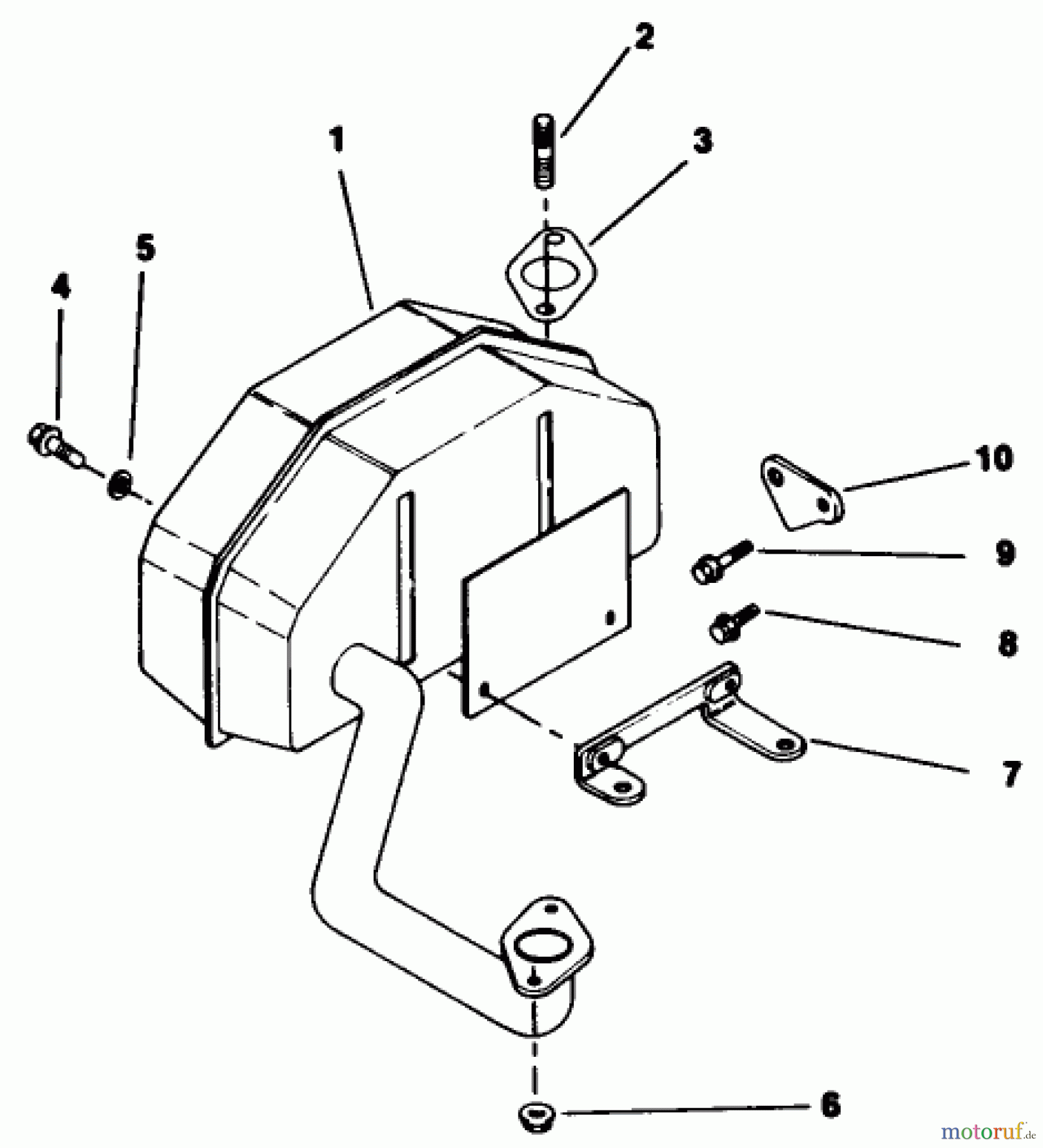 Toro Neu Mowers, Drive Unit Only 30114 - Toro Mid-Size Proline Gear Traction Unit, 14 hp, 1991 (1000001-1999999) EXHAUST-ENGINE KOHLER MODEL NO. CV14 T-1412