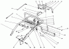 Toro 30114 - Mid-Size Proline Gear Traction Unit, 14 hp, 1991 (1000001-1999999) Ersatzteile HANDLE ASSEMBLY