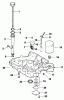 Toro 30114 - Mid-Size Proline Gear Traction Unit, 14 hp, 1991 (1000001-1999999) Ersatzteile OIL PAN/LUBRICATION-ENGINE KOHLER MODEL NO. CV14 T-1412