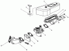Toro 30115 - Mid-Size Proline Gear Traction Unit, 12.5 hp, 1989 (9000001-9999999) Ersatzteile AIR CLEANER & CARBURETOR ASSEMBLY