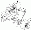 Toro 30115 - Mid-Size Proline Gear Traction Unit, 12.5 hp, 1989 (9000001-9999999) Ersatzteile AXLE ASSEMBLY