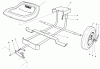 Toro 30115 - Mid-Size Proline Gear Traction Unit, 12.5 hp, 1989 (9000001-9999999) Ersatzteile SULKY KIT MODEL NO. 30122 (OPTIONAL)