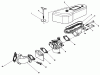 Toro 30115 - Mid-Size Proline Gear Traction Unit, 12.5 hp, 1990 (0000001-0999999) Ersatzteile AIR CLEANER & CARBUETOR ASSEMBLY