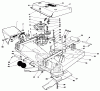 Toro 30116 - Mid-Size Proline Gear Traction Unit, 16 hp, 1986 (6000001-6999999) Ersatzteile 36" CUTTING DECK MODEL NO. 30136