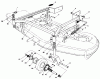 Toro 30116 - Mid-Size Proline Gear Traction Unit, 16 hp, 1986 (6000001-6999999) Ersatzteile 52" CARRIER FRAME MODEL NO. 30152
