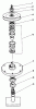 Toro 30116 - Mid-Size Proline Gear Traction Unit, 16 hp, 1986 (6000001-6999999) Ersatzteile DRIVE SPINDLE NO. 27-0870 MODEL 30152