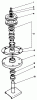 Toro 30116 - Mid-Size Proline Gear Traction Unit, 16 hp, 1986 (6000001-6999999) Ersatzteile DRIVE SPINDLE NO. 54-7780, 54-7781 MODEL 30136, 30152