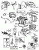 Toro 30116 - Mid-Size Proline Gear Traction Unit, 16 hp, 1986 (6000001-6999999) Ersatzteile ENGINE BRIGGS & STRATTON MODEL NO. 402707-0158-01 #1