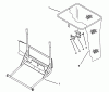 Toro 07-42VY01 - Easy Twin 42" Vacuum Bagger, 1992 (2000001-2999999) Ersatzteile BAG & FRAME ASSEMBLY