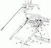 Toro 30116 - Mid-Size Proline Gear Traction Unit, 16 hp, 1986 (6000001-6999999) Ersatzteile HANDLE ASSEMBLY