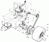 Toro 30116 - Mid-Size Proline Gear Traction Unit, 16 hp, 1989 (9000001-9999999) Ersatzteile AXLE ASSEMBLY
