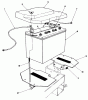 Toro 30117 - Mid-Size Proline Gear Traction Unit, 16 hp, 1990 (0000001-0999999) Ersatzteile BATTERY ASSEMBLY
