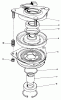 Toro 30117 - Mid-Size Proline Gear Traction Unit, 16 hp, 1990 (0000001-0999999) Ersatzteile CLUTCH ASSEMBLY NO. 54-3200