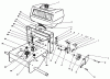 Toro 30117 - Mid-Size Proline Gear Traction Unit, 16 hp, 1990 (0000001-0999999) Ersatzteile FRAME ASSEMBLY