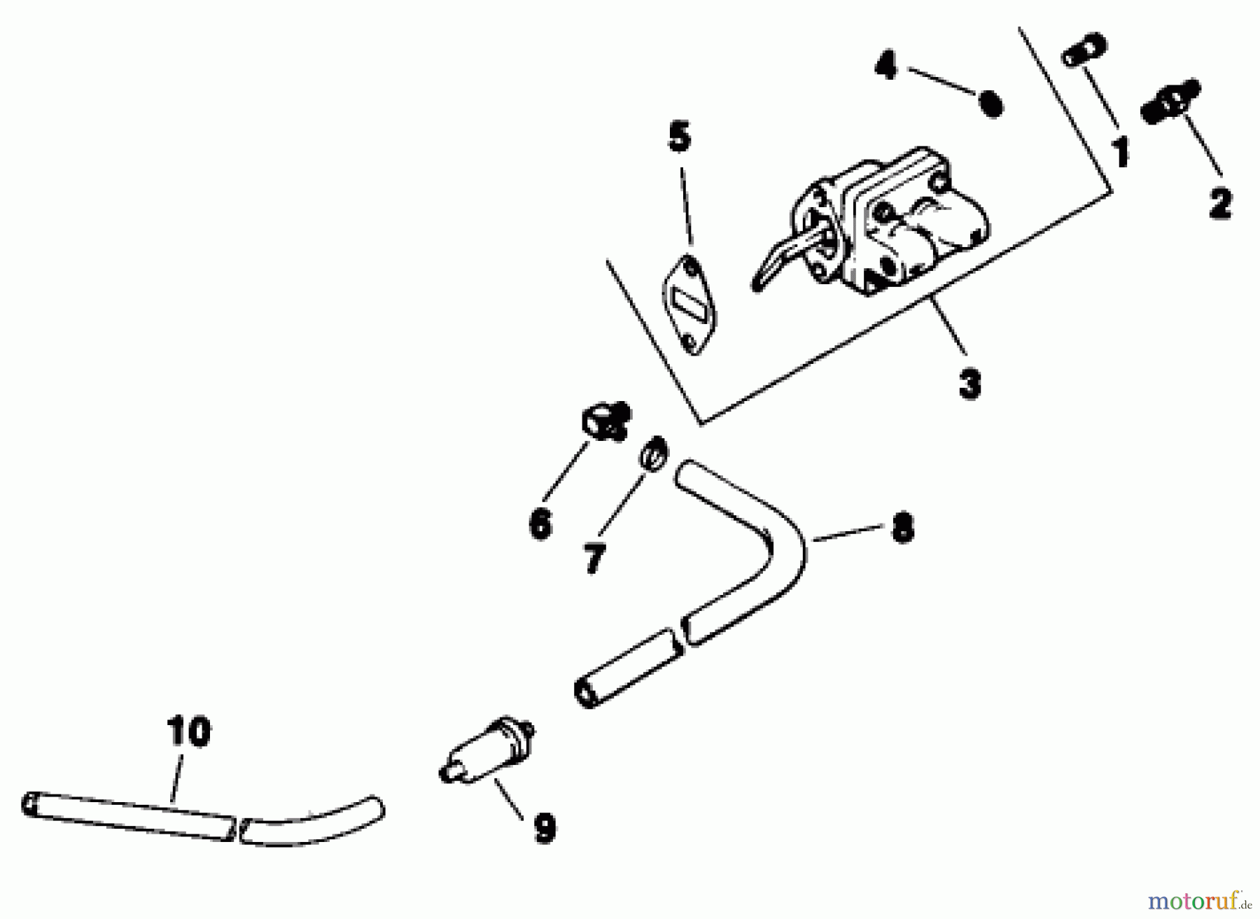  Toro Neu Mowers, Drive Unit Only 30117 - Toro Mid-Size Proline Gear Traction Unit, 16 hp, 1990 (0000001-0999999) FUEL PUMP-ENGINE KOHLER MODEL NO. MV16S-TYPE 56511