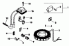 Toro 30117 - Mid-Size Proline Gear Traction Unit, 16 hp, 1990 (0000001-0999999) Ersatzteile IGNITION-ENGINE KOHLER MODEL NO. MV16S-TYPE 56511