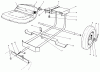 Toro 30117 - Mid-Size Proline Gear Traction Unit, 16 hp, 1990 (0000001-0999999) Ersatzteile SULKY KIT MODEL NO 30122 (OPTIONAL)