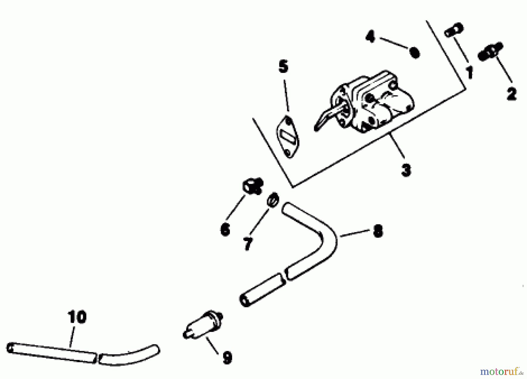  Toro Neu Mowers, Drive Unit Only 30117 - Toro Mid-Size Proline Gear Traction Unit, 16 hp, 1991 (1000001-1999999) FUEL PUMP-ENGINE KOHLER MODEL NO. MV16S-TYPE 56511