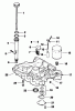 Toro 30156 - Mid-Size Proline Gear Traction Unit, 12.5 hp, 1992 (200001-299999) Ersatzteile OIL PAN LUBRICATION-ENGINE-KOHLER MODEL CV12.5T SPEC. NO. 1254