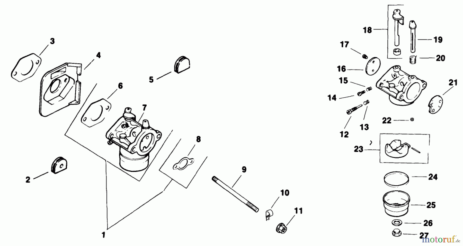  Toro Neu Mowers, Drive Unit Only 30156 - Toro Mid-Size Proline Gear Traction Unit, 12.5 hp, 1993 (390001-399999) FUEL SYSTEM-ENGINE KOHLER-MODEL CV12.5T SPEC. NO. 1254