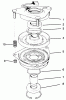 Toro 30156 - Mid-Size Proline Gear Traction Unit, 12.5 hp, 1994 (490001-499999) Ersatzteile CLUTCH ASSEMBLY NO. 54-3200