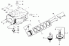 Toro 30156 - Mid-Size Proline Gear Traction Unit, 12.5 hp, 1994 (490001-499999) Ersatzteile CRANKCASE-ENGINE KOHLER MODEL NO. CV12.5T-1254