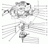Toro 30156 - Mid-Size Proline Gear Traction Unit, 12.5 hp, 1994 (490001-499999) Ersatzteile ENGINE ASSEMBLY