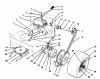 Toro 30157 - Mid-Size Proline Gear Traction Unit, 12.5 hp, 1994 (490001-499999) Ersatzteile AXLE ASSEMBLY