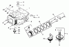 Toro 30157 - Mid-Size Proline Gear Traction Unit, 12.5 hp, 1994 (490001-499999) Ersatzteile CRANKCASE-ENGINE KOHLER MODEL NO. CV12.5T-1254