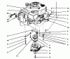 Toro 30157 - Mid-Size Proline Gear Traction Unit, 12.5 hp, 1994 (490001-499999) Ersatzteile ENGINE ASSEMBLY