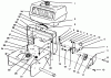 Toro 30157 - Mid-Size Proline Gear Traction Unit, 12.5 hp, 1994 (490001-499999) Ersatzteile FRAME ASSEMBLY