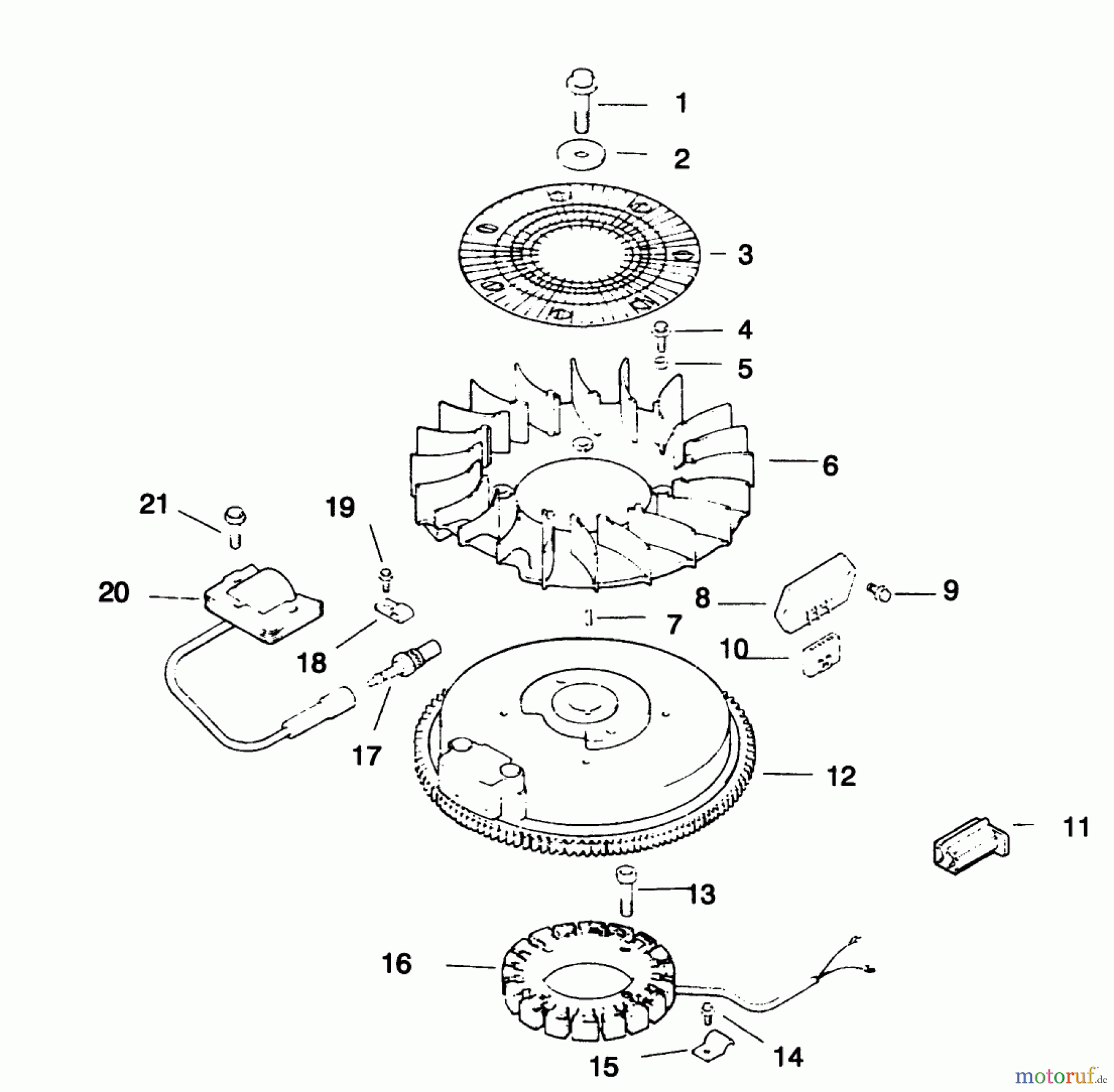 Toro Neu Mowers, Drive Unit Only 30157 - Toro Mid-Size Proline Gear Traction Unit, 12.5 hp, 1994 (490001-499999) IGNITION/ELECTRICAL-ENGINE KOHLER MODEL NO. CV12.5T-1254