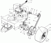 Toro 30165 - Mid-Size Proline Gear Traction Unit, 12.5 hp, 1991 (1000001-1999999) Ersatzteile AXLE ASSEMBLY