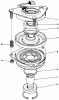 Toro 30165 - Mid-Size Proline Gear Traction Unit, 12.5 hp, 1991 (1000001-1999999) Ersatzteile CLUTCH ASSEMBLY NO. 54-3200