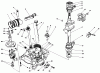 Toro 30165 - Mid-Size Proline Gear Traction Unit, 12.5 hp, 1991 (1000001-1999999) Ersatzteile CRANKCASE ASSEMBLY