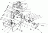 Toro 30165 - Mid-Size Proline Gear Traction Unit, 12.5 hp, 1991 (1000001-1999999) Ersatzteile FRAME ASSEMBLY