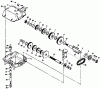 Toro 30165 - Mid-Size Proline Gear Traction Unit, 12.5 hp, 1991 (1000001-1999999) Ersatzteile TRANSMISSION MODEL NO. 700-039